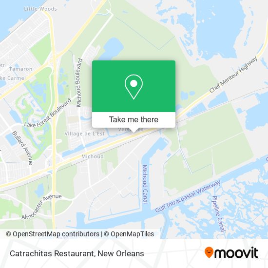 Mapa de Catrachitas Restaurant