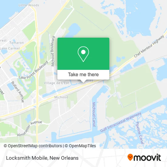 Locksmith Mobile map