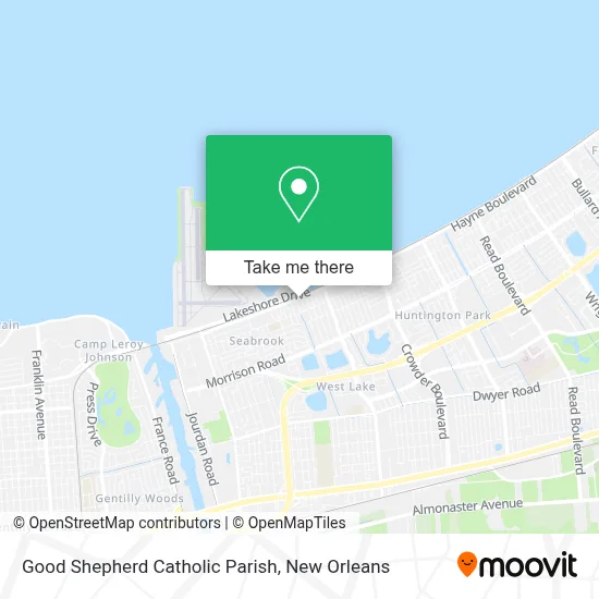 Good Shepherd Catholic Parish map