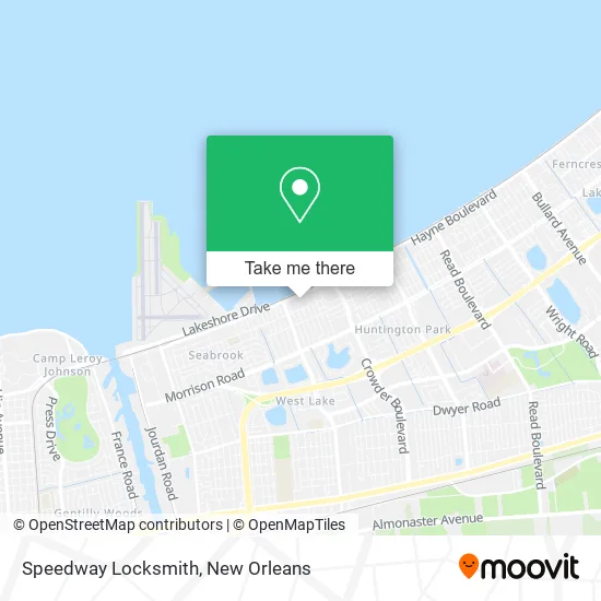Speedway Locksmith map