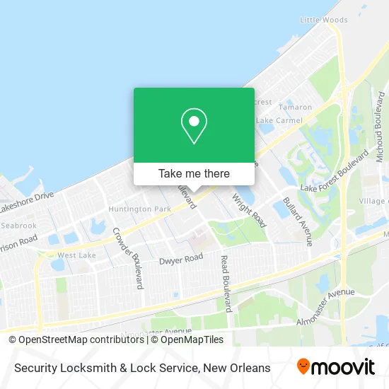 Security Locksmith & Lock Service map
