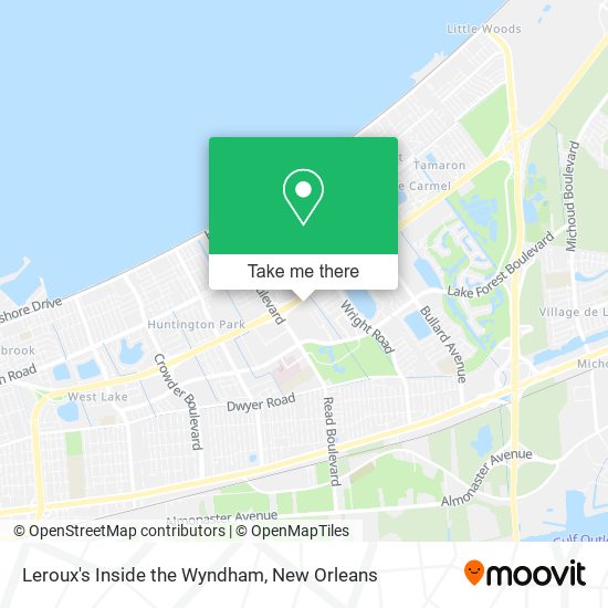 Mapa de Leroux's Inside the Wyndham