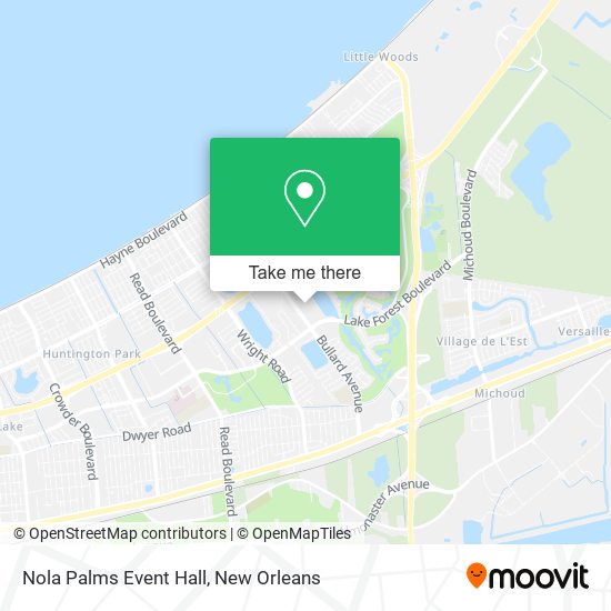 Mapa de Nola Palms Event Hall