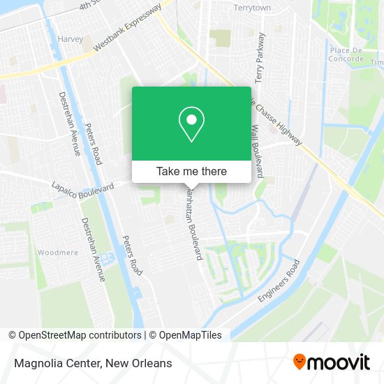 Magnolia Center map