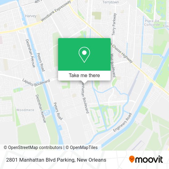 2801 Manhattan Blvd Parking map