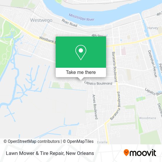 Mapa de Lawn Mower & Tire Repair