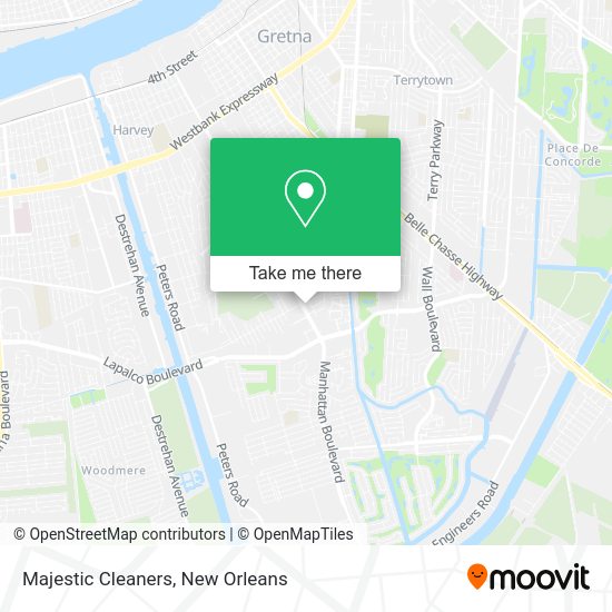 Majestic Cleaners map