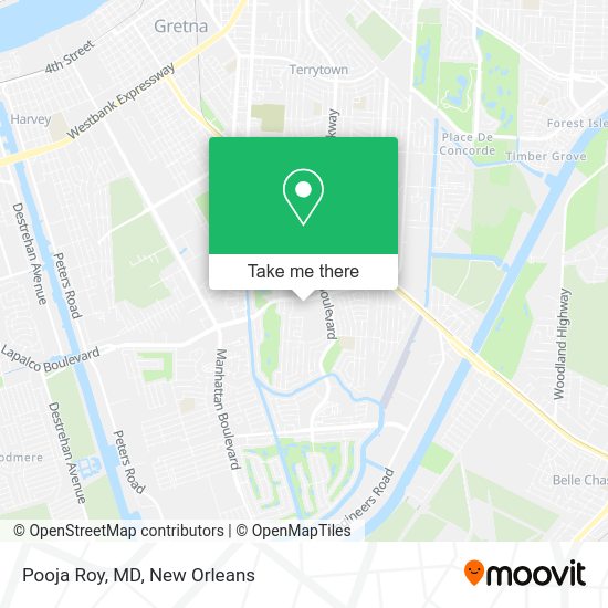 Mapa de Pooja Roy, MD