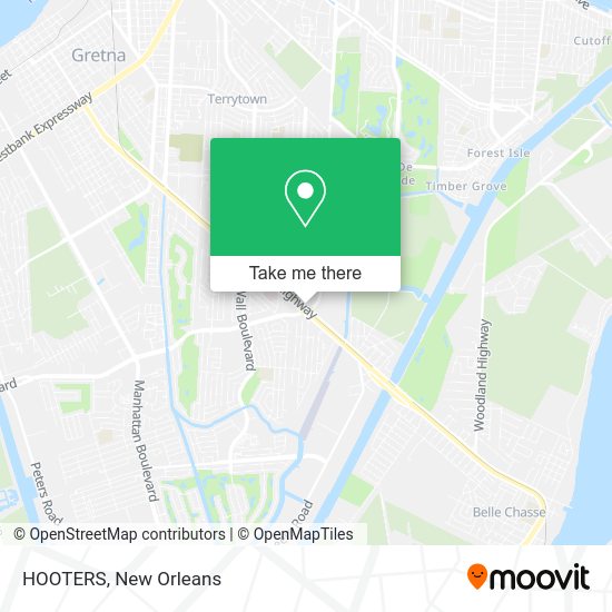 HOOTERS map