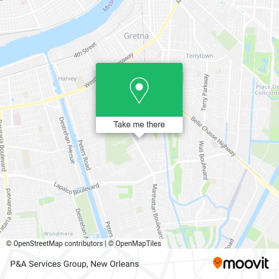 P&A Services Group map