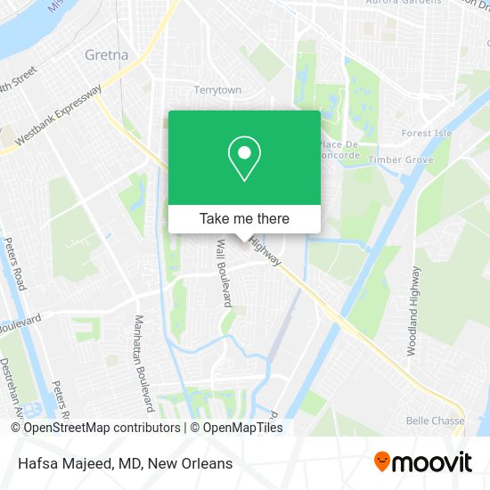 Mapa de Hafsa Majeed, MD