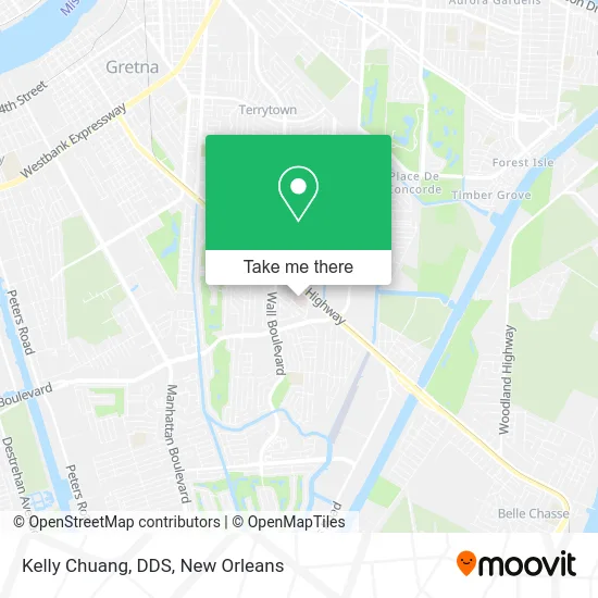 Kelly Chuang, DDS map