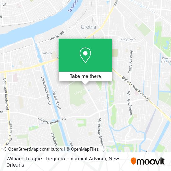 William Teague - Regions Financial Advisor map