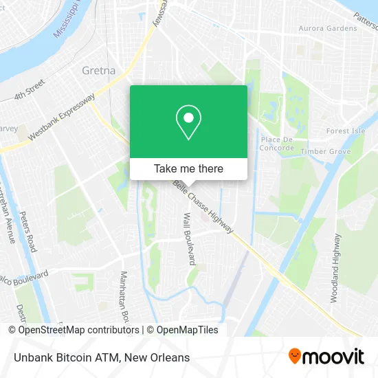 Unbank Bitcoin ATM map