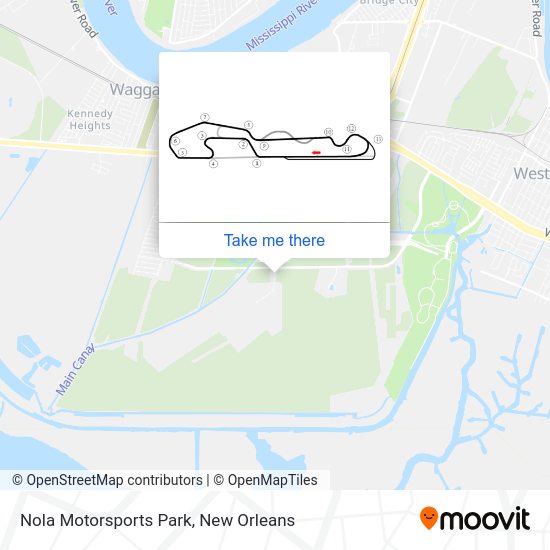 Nola Motorsports Park map