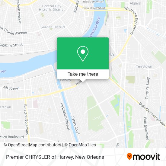 Premier CHRYSLER of Harvey map
