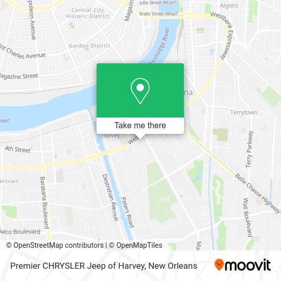 Premier CHRYSLER Jeep of Harvey map