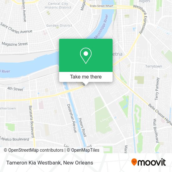 Tameron Kia Westbank map