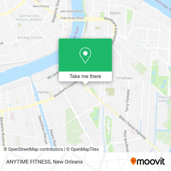 ANYTIME FITNESS map