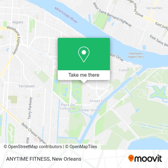 ANYTIME FITNESS map