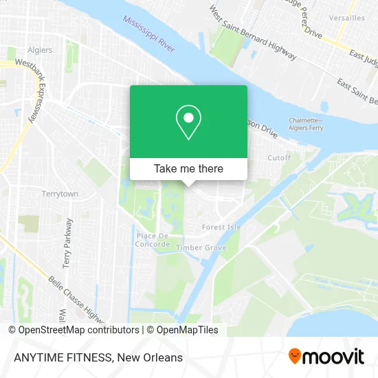 ANYTIME FITNESS map
