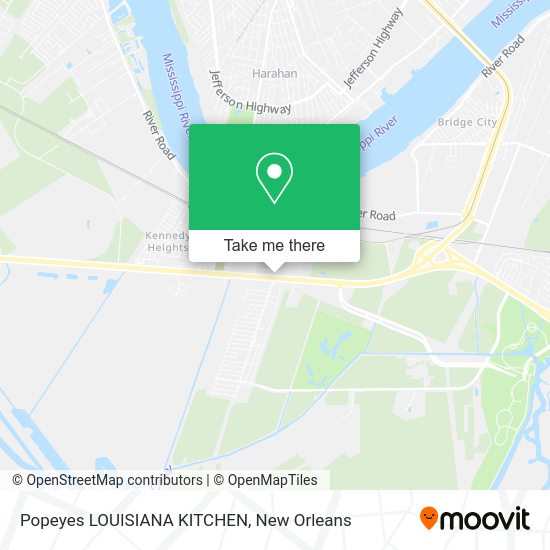 Popeyes LOUISIANA KITCHEN map