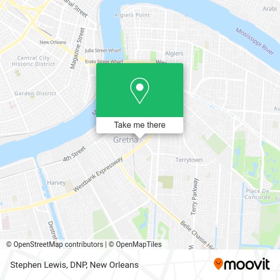 Stephen Lewis, DNP map