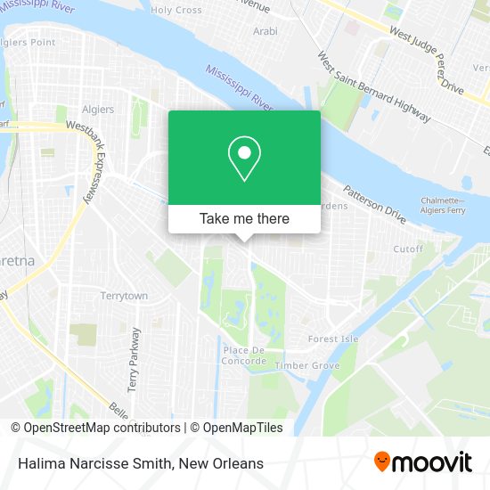 Halima Narcisse Smith map