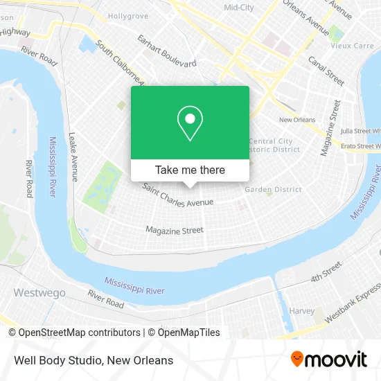 Well Body Studio map