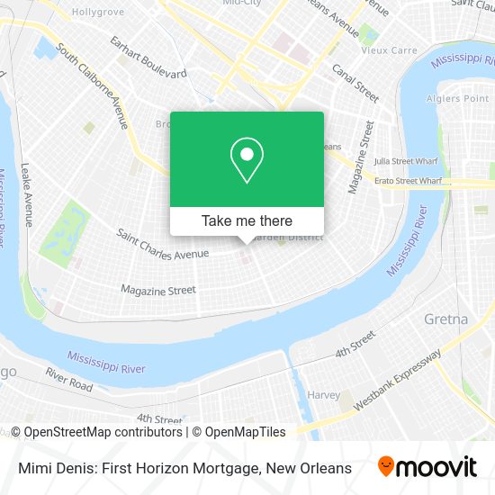 Mapa de Mimi Denis: First Horizon Mortgage