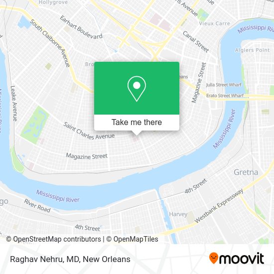 Raghav Nehru, MD map