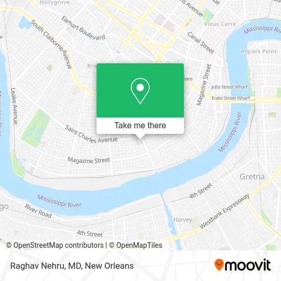 Raghav Nehru, MD map