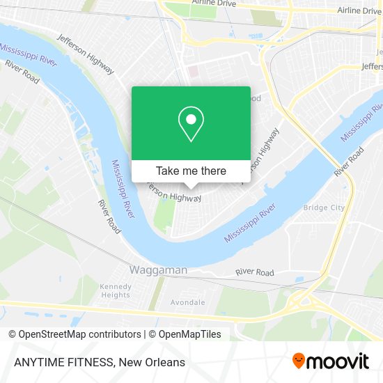 ANYTIME FITNESS map
