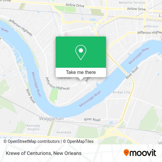 Krewe of Centurions map