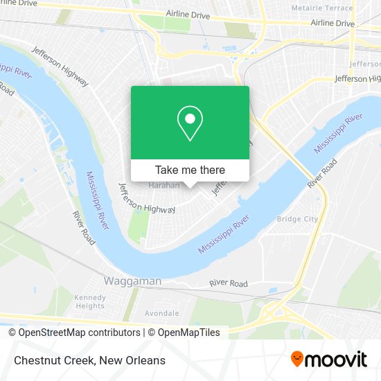 Chestnut Creek map