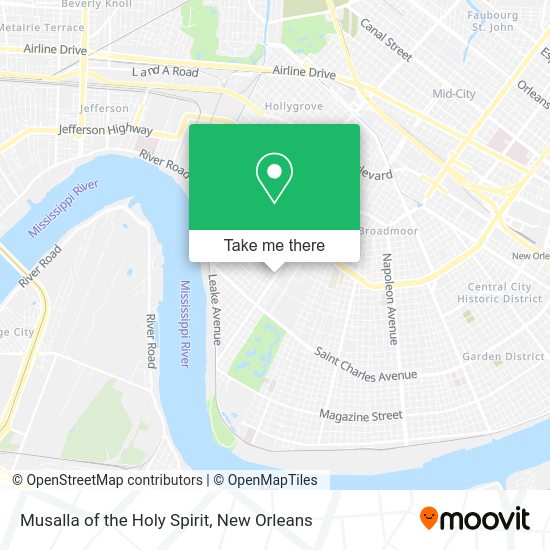 Mapa de Musalla of the Holy Spirit