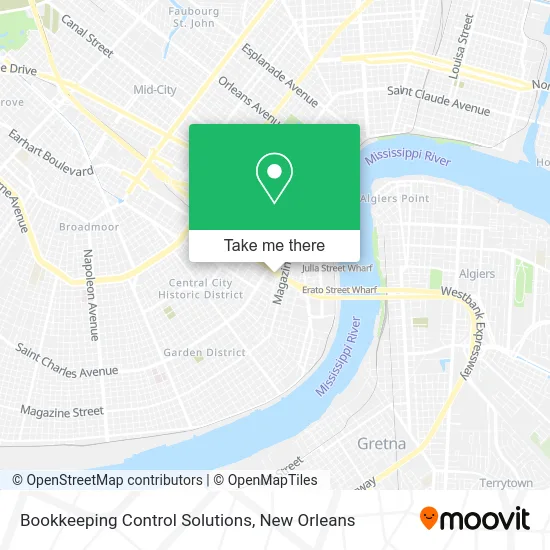 Bookkeeping Control Solutions map