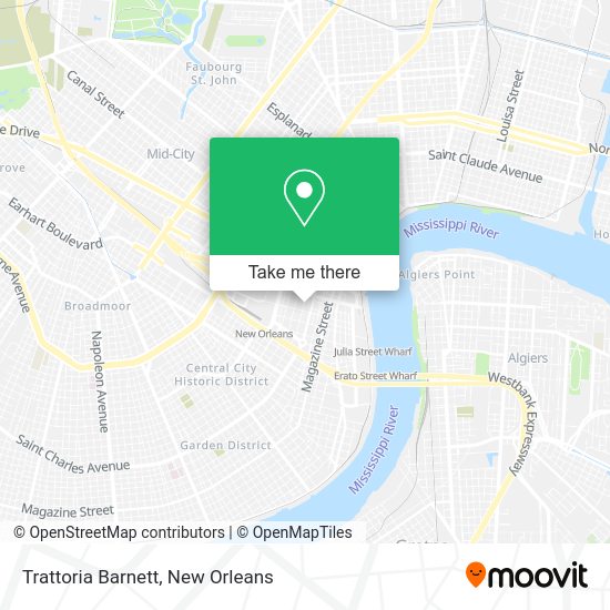 Mapa de Trattoria Barnett
