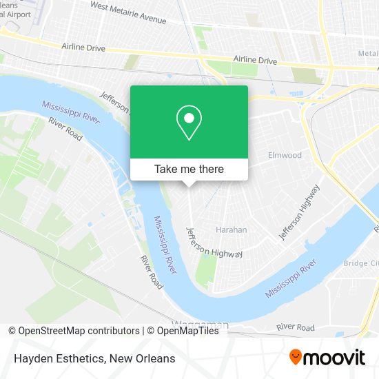 Hayden Esthetics map