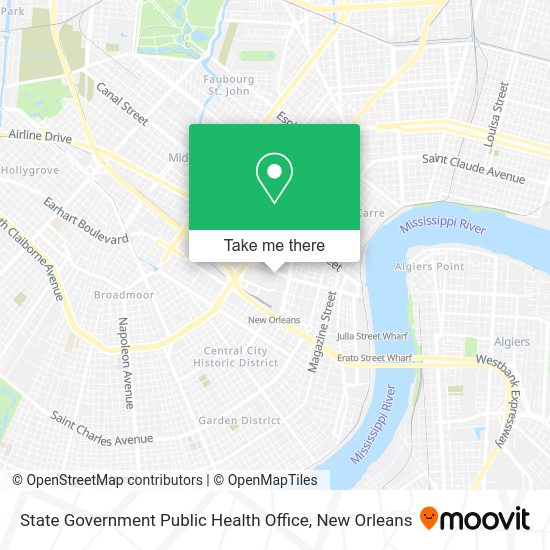 Mapa de State Government Public Health Office