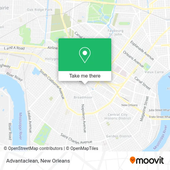 Advantaclean map