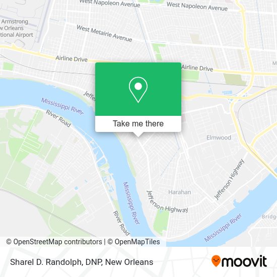 Sharel D. Randolph, DNP map