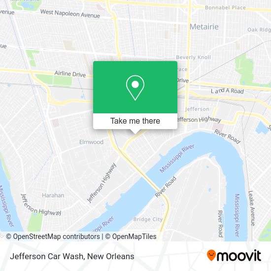 Jefferson Car Wash map