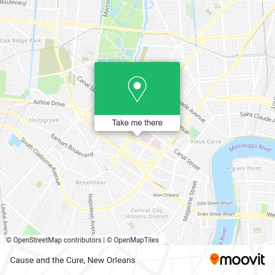 Cause and the Cure map