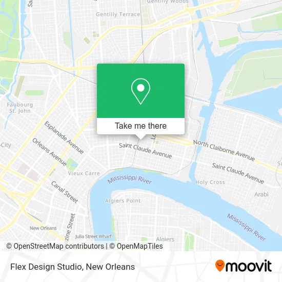 Flex Design Studio map