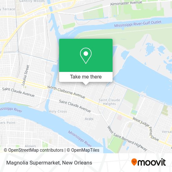 Magnolia Supermarket map
