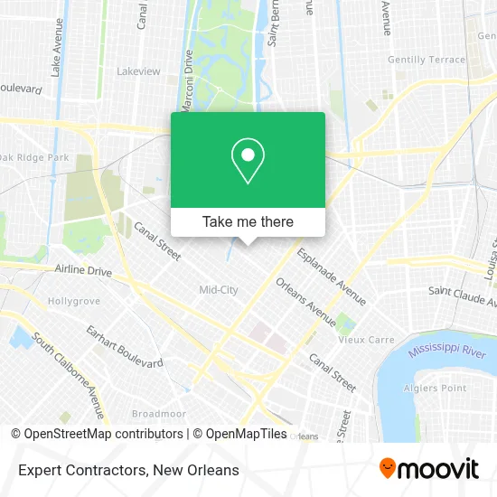 Expert Contractors map