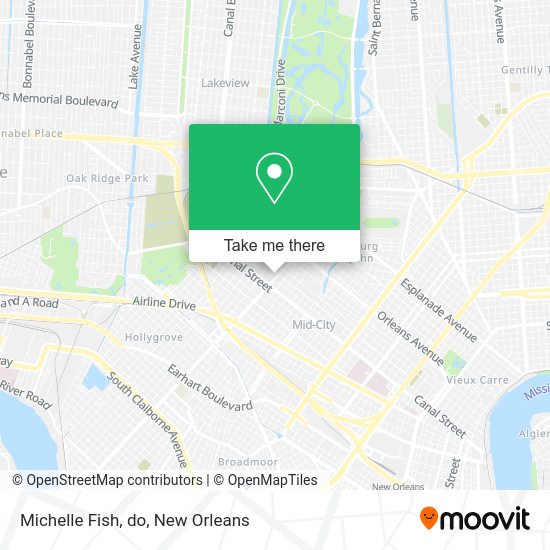 Mapa de Michelle Fish, do