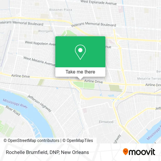 Rochelle Brumfield, DNP map