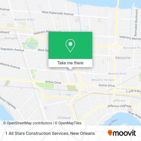 1 All Stars Construction Services map